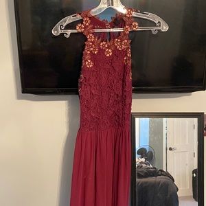 Marion floor length elegant gown worn once perfect condition